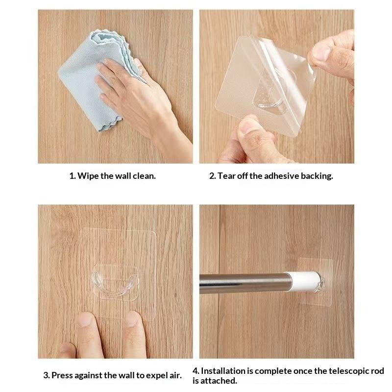 No Drill Transparent Self Adhe - огляд і ціна Fishing Rod Holder