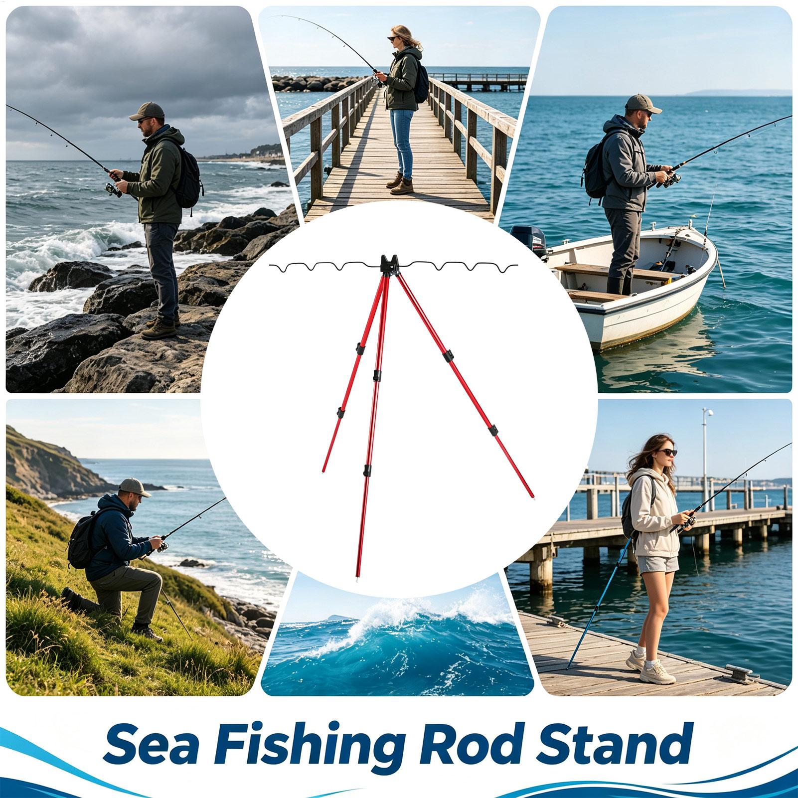 Fishing Pole Stand For Ground  - огляд і ціна Fishing Rod Telescopic