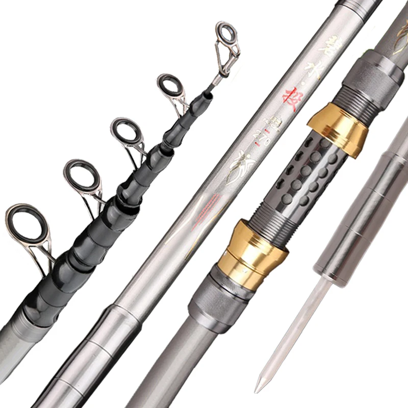 1.8M-3.6M Superhard Telescopic - огляд і ціна Fishing Rod Surf